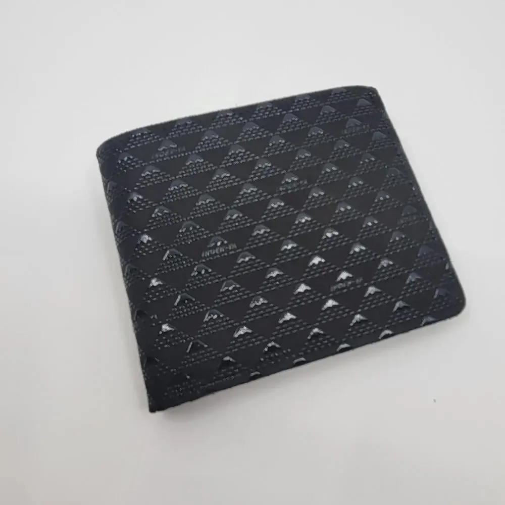 INDEN-YA bifold wallet black × black lacquer 0120-701-440 Made in Japan